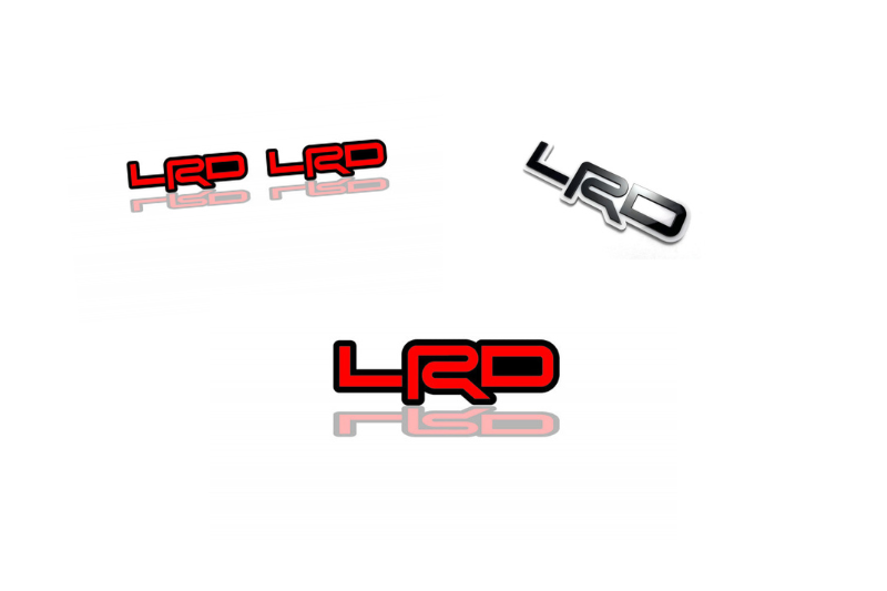 Lexus Emblem & Badges set with LRD logo (Type 2)