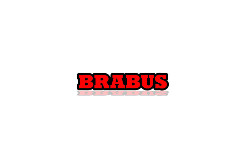 Mercedes G-Class Radiator grille emblem with Brabus logo (type 2)