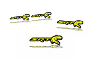 Jeep Emblem & Badges set with SRT + Tirex logo Jeep emblems decoinfabric