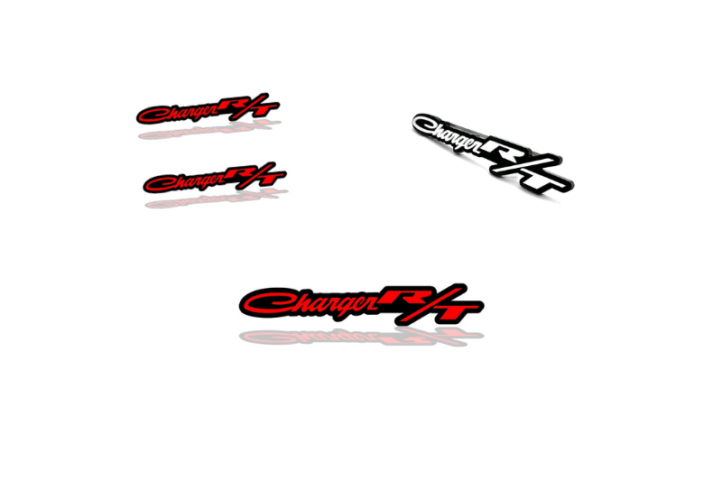 Dodge Emblem & Badges set with Charger R/T logo Dodge emblems decoinfabric