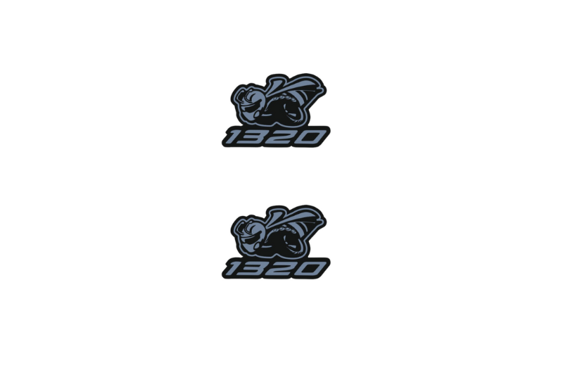 Dodge Emblem & Badge Set - Grille and Tailgate 1320 Scat Pack logo (Type 2) Dodge emblems decoinfabric