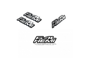 Dodge Emblem & Badges set with 6.4L Hemi logo Dodge emblems decoinfabric