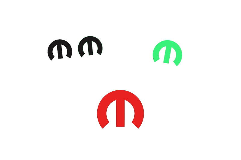 Dodge Emblem & Badges set with Mopar logo (Type 20) Dodge emblems decoinfabric