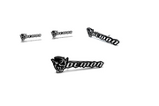 Dodge Emblem & Badges set with Demon logo (Type 2) Dodge emblems decoinfabric