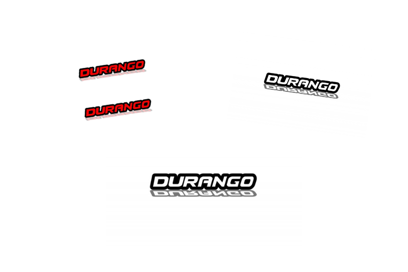 Dodge Emblem & Badges set with Durango logo