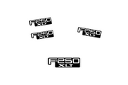 Ford F250 Emblem & Badges set with F250 XTL logo (Type 2) Ford emblems decoinfabric