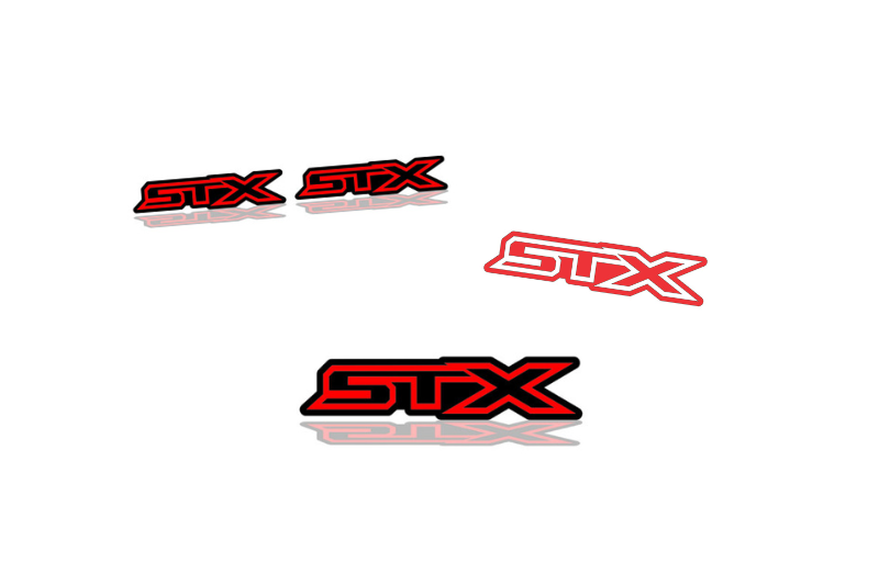 Ford F150 Emblem & Badges set with STX logo Ford emblems decoinfabric