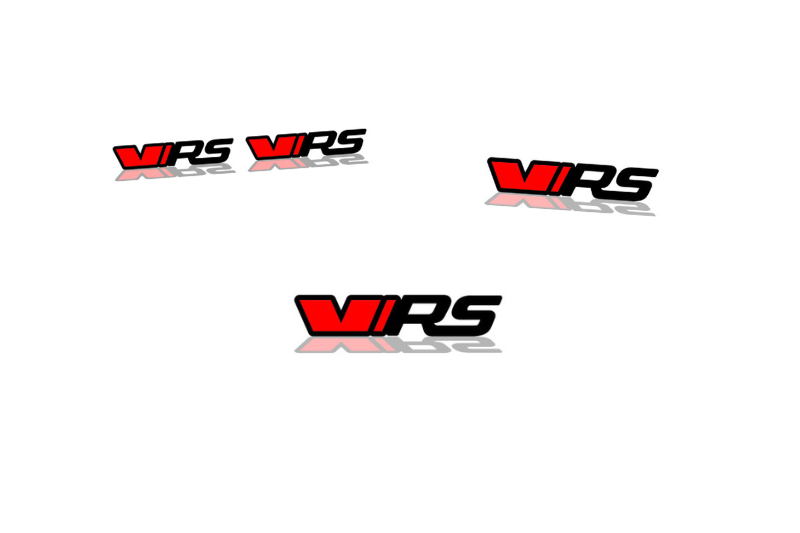 Skoda Emblem & Badges set with VRS logo Skoda emblems decoinfabric
