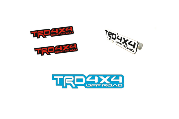 Toyota Emblem & Badges set with TRD 4x4 logo