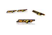 Jeep Emblem & Badges set with SRT Fire logo Jeep emblems decoinfabric