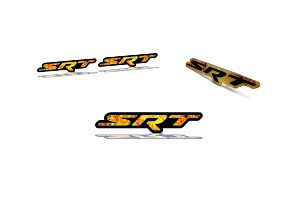 Jeep Emblem & Badges set with SRT Fire logo