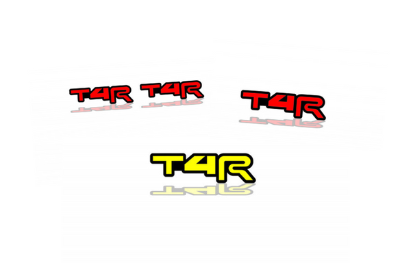 Toyota Emblem & Badges set with T4R logo