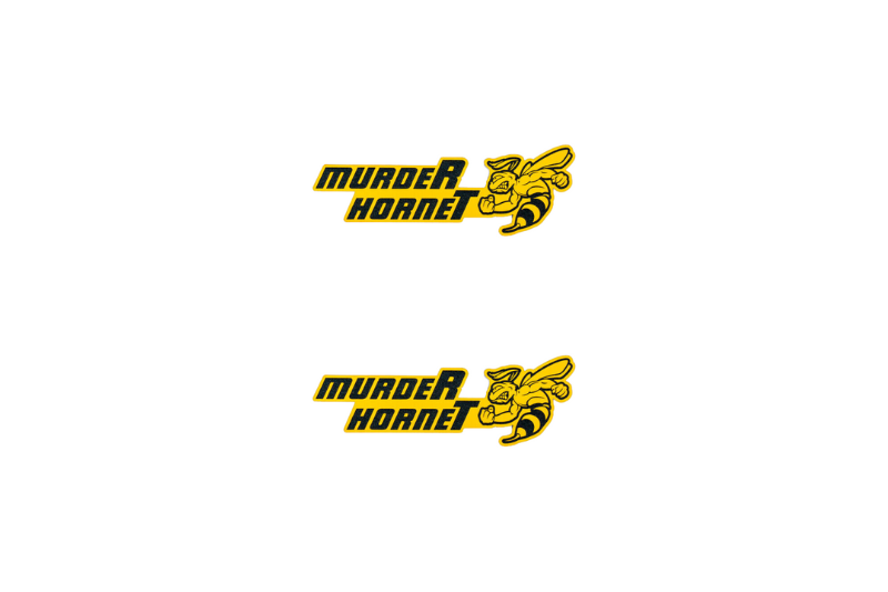 Dodge Emblem & Badge Set - Grille and Tailgate murdeR horneT logo