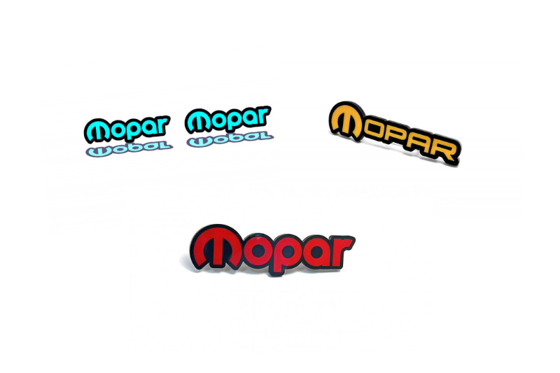 Dodge Emblem & Badges set with Mopar logo (Type 3)