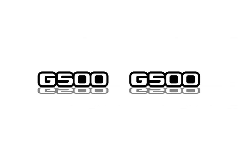 Mercedes G-Class emblem for fenders with G500 logo