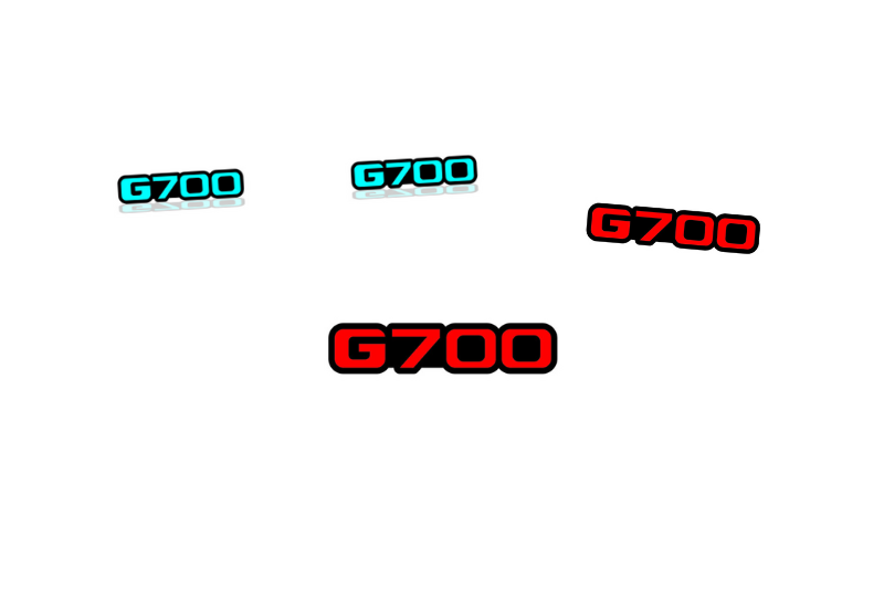 Mercedes G-Class Emblem & Badges set with G700 logo