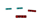 Mercedes G-Class Emblem & Badges set with G700 logo Mercedes emblems decoinfabric