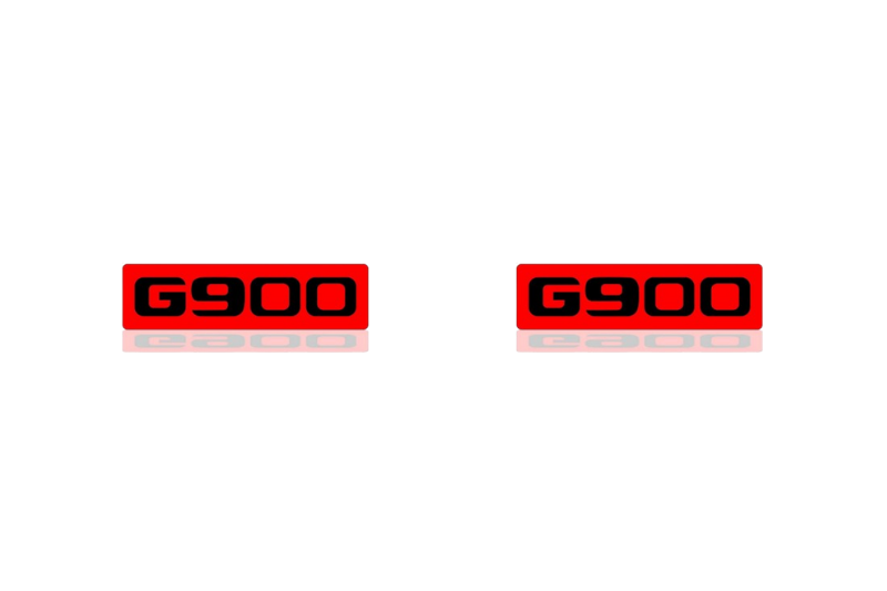 Mercedes G-Class emblem for fenders with G900 logo (type 2) fender decoinfabric