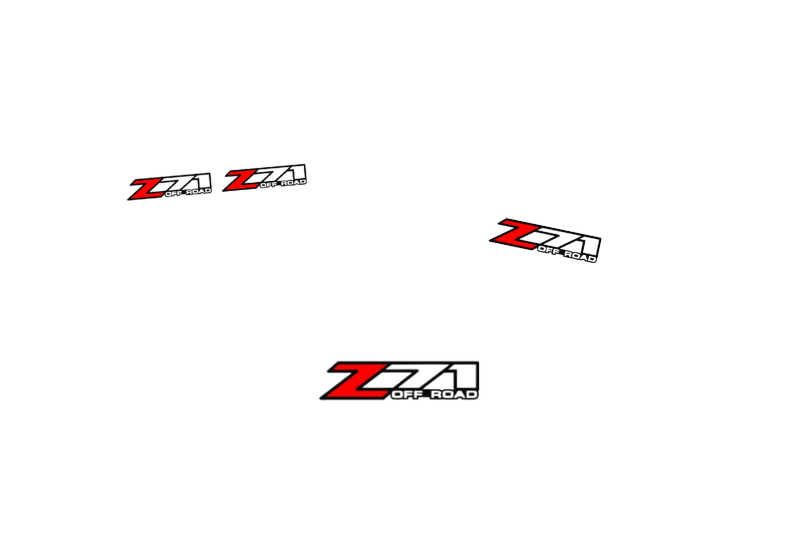 Chevrolet Emblem & Badges set with Z71 Off-road logo Chevrolet emblems decoinfabric