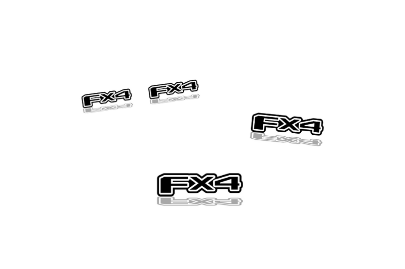Ford F150 Emblem & Badges set with FX4 logo Ford emblems decoinfabric