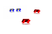 Volkswagen Emblem & Badges set with R-Line logo (Type 2) Volkswagen emblems decoinfabric