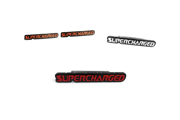 Jeep Emblem & Badges set with Supercharged logo