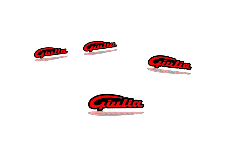 Alfa Romeo Emblem & Badges set with Giulia logo (Type 3)