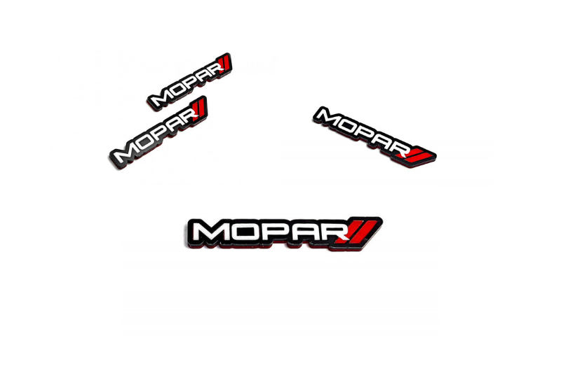 Dodge Emblem & Badges set with Mopar + Dodge logo Dodge emblems decoinfabric