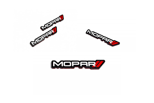 Dodge Emblem & Badges set with Mopar + Dodge logo