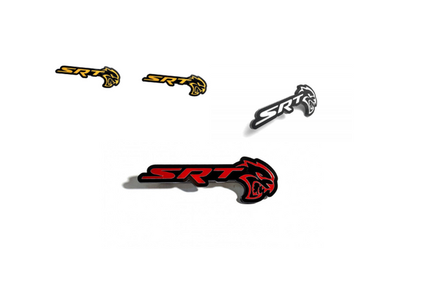 Jeep Emblem & Badges set with SRT Hellcat logo