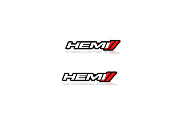 Dodge Emblem & Badge Set - Grille and Tailgate Hemi + Dodge logo