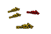 Ford Mustang Emblem & Badges set with GT 5.0 Coyote logo Ford emblems decoinfabric