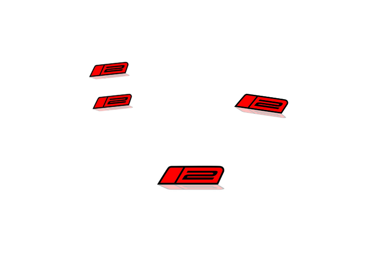 Chevrolet Emblem & Badges set with Roush Stage 2 logo Chevrolet emblems decoinfabric