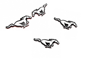 Ford Mustang Emblem & Badges set with Mustang Horse logo Ford emblems decoinfabric