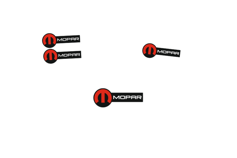 Jeep Emblem & Badges set with Mopar logo (Type 11)