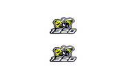 Dodge Emblem & Badge Set - Grille and Tailgate 1320 Scat Pack logo Dodge emblems decoinfabric YELLOW