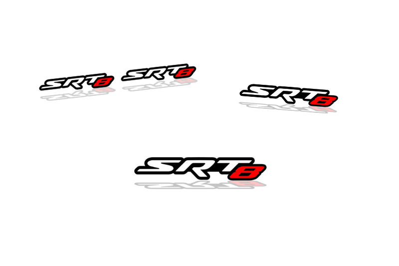Dodge Emblem & Badges set with SRT8 logo (Type 2) Dodge emblems decoinfabric