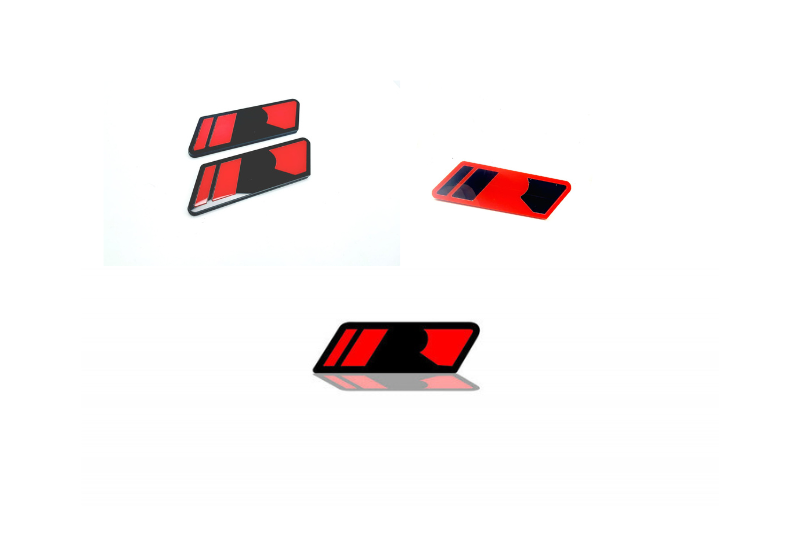 Chevrolet Emblem & Badges set with Roush logo (Type 3) Chevrolet emblems decoinfabric