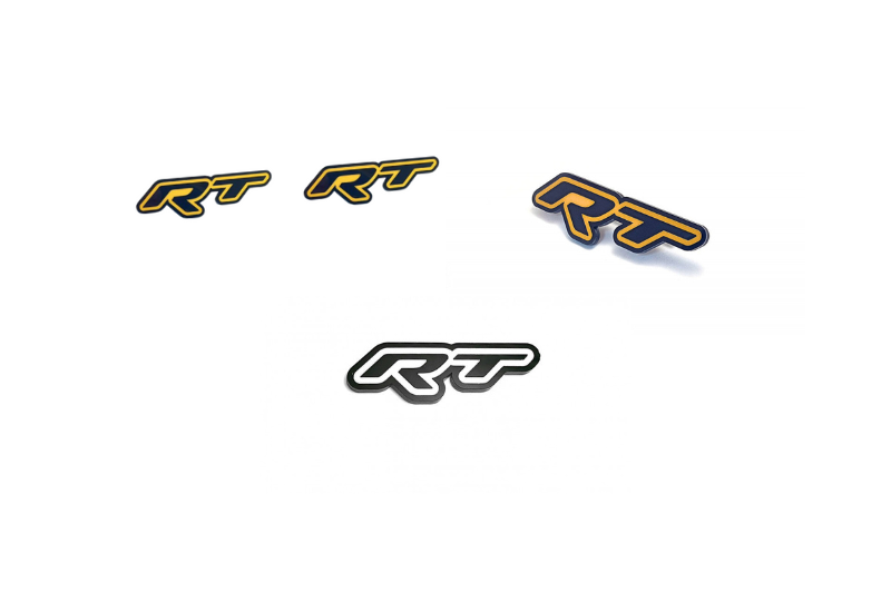 Dodge Emblem & Badges set with RT logo (Type 2) Dodge emblems decoinfabric