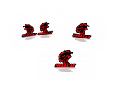 Chrysler Emblem & Badges set with Hellcat + text Hellcat logo Chrysler emblems decoinfabric