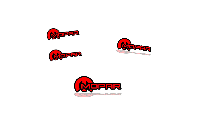 Chrysler Emblem & Badges set with Mopar logo (Type 22) Chrysler emblems decoinfabric