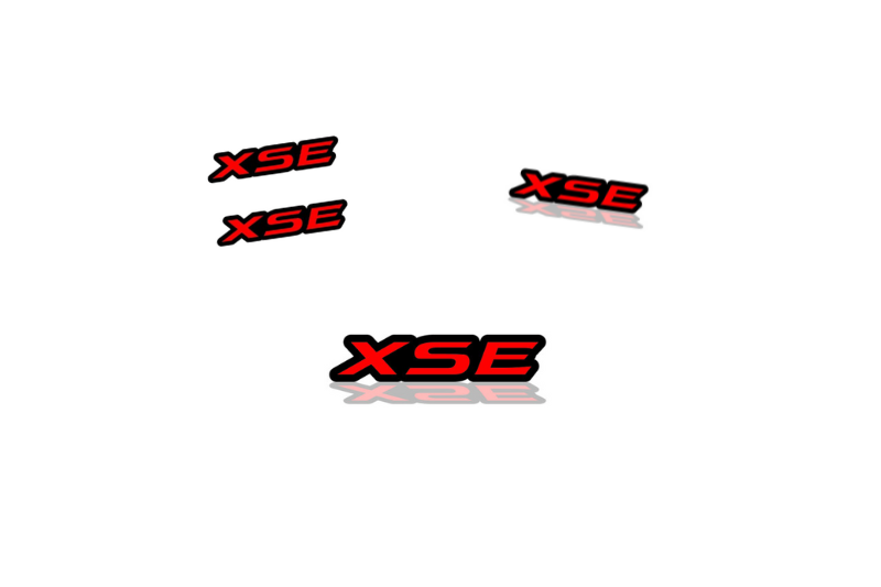 Toyota Emblem & Badges set with XSE logo Toyota emblems decoinfabric