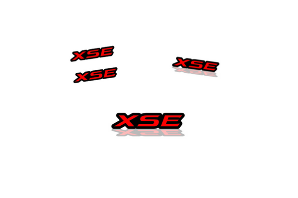 Toyota Emblem & Badges set with XSE logo