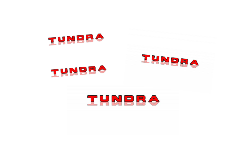 Toyota Emblem & Badges set with Tundra II logo