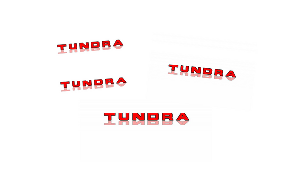 Toyota Emblem & Badges set with Tundra II logo