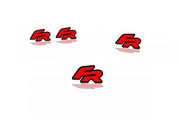 Seat Emblem & Badges set with FR logo Seat emblems decoinfabric