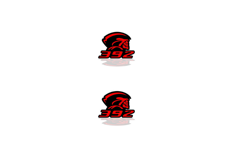 Dodge Emblem & Badge Set - Grille and Tailgate Reaper 392 logo Dodge emblems decoinfabric