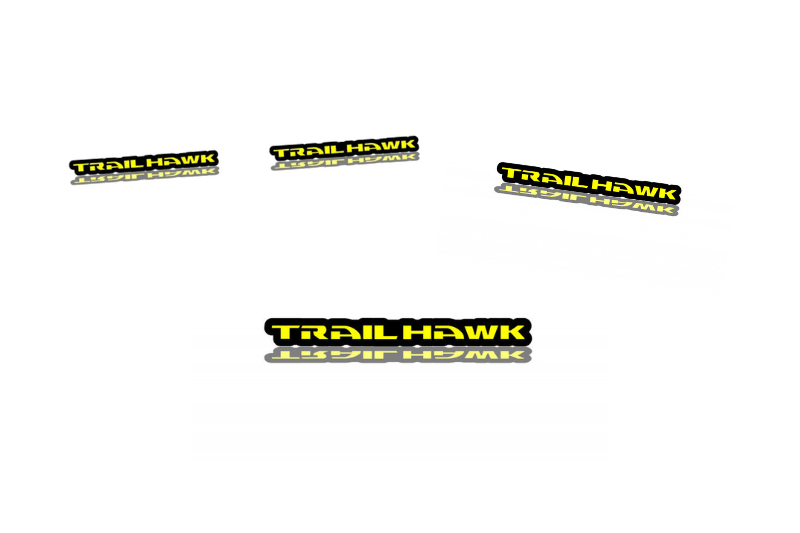 Jeep Emblem & Badges set with Trailhawk logo Jeep emblems decoinfabric