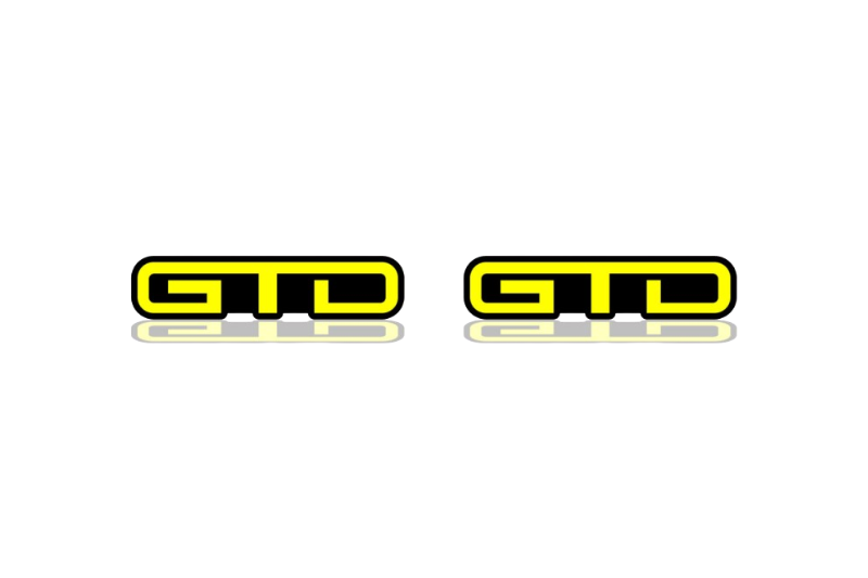 Ford Mustang Emblem & Badges set with GTD logo