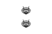 Dodge RAM Emblem & Badge Set - Grille and Tailgate Hemi logo Dodge emblems decoinfabric WHITE